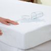 Lençol Impermeavel Com Elástico Casal Ajustavel Protetor Hospitalar Acamado Idoso 2,20 M x 1,90 M