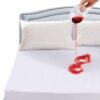 Lençol Impermeavel Com Elástico Casal Ajustavel Protetor Hospitalar Acamado Idoso 2,20 M x 1,90 M - Imagem 6